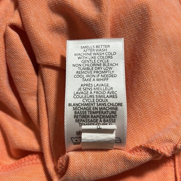 TRAVIS MATHEW ADULT SWIMMING Polo HEATHER AUTUMN SUNSET Sz L - Picture 11 of 11